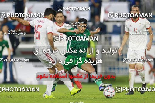 1612918, Dubai, , مسابقات فوتبال جام ملت های آسیا 2019 امارات, Group stage, Iran 0 v 0 Iraq on 2019/01/16 at Al-Maktoum Stadium