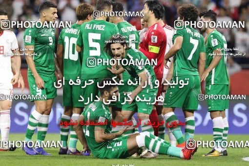 1829028, Dubai, , مسابقات فوتبال جام ملت های آسیا 2019 امارات, Group stage, Iran 0 v 0 Iraq on 2019/01/16 at Al-Maktoum Stadium
