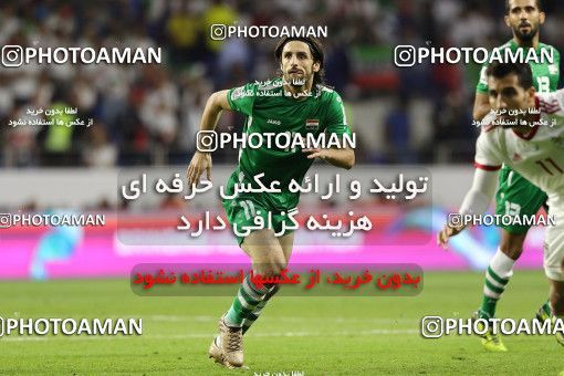 1828984, Dubai, , مسابقات فوتبال جام ملت های آسیا 2019 امارات, Group stage, Iran 0 v 0 Iraq on 2019/01/16 at Al-Maktoum Stadium