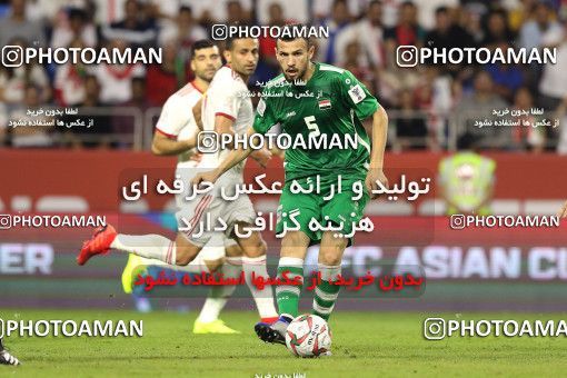 1829161, Dubai, , مسابقات فوتبال جام ملت های آسیا 2019 امارات, Group stage, Iran 0 v 0 Iraq on 2019/01/16 at Al-Maktoum Stadium