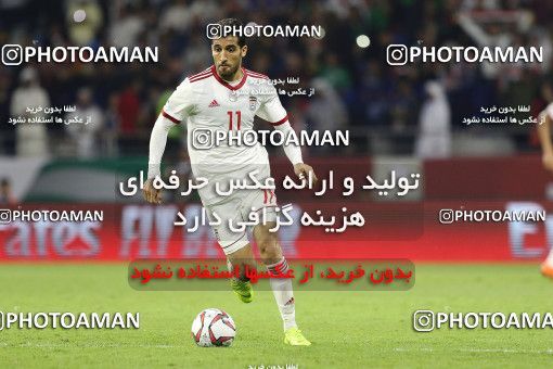 1829074, Dubai, , مسابقات فوتبال جام ملت های آسیا 2019 امارات, Group stage, Iran 0 v 0 Iraq on 2019/01/16 at Al-Maktoum Stadium