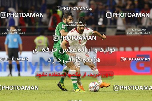 1829131, Dubai, , مسابقات فوتبال جام ملت های آسیا 2019 امارات, Group stage, Iran 0 v 0 Iraq on 2019/01/16 at Al-Maktoum Stadium