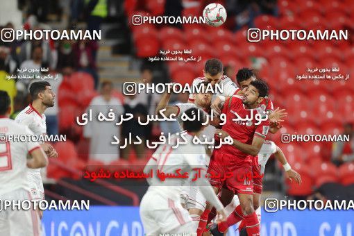 1413664, Abu Dhabi, , مسابقات فوتبال جام ملت های آسیا 2019 امارات, Eighth final, Iran 2 v 0 Oman on 2019/01/20 at Mohammed bin Zayed Stadium