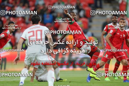 1413779, Abu Dhabi, , مسابقات فوتبال جام ملت های آسیا 2019 امارات, Eighth final, Iran 2 v 0 Oman on 2019/01/20 at Mohammed bin Zayed Stadium