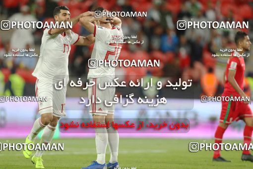 1413693, Abu Dhabi, , مسابقات فوتبال جام ملت های آسیا 2019 امارات, Eighth final, Iran 2 v 0 Oman on 2019/01/20 at Mohammed bin Zayed Stadium
