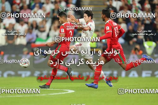1413794, Abu Dhabi, , مسابقات فوتبال جام ملت های آسیا 2019 امارات, Eighth final, Iran 2 v 0 Oman on 2019/01/20 at Mohammed bin Zayed Stadium