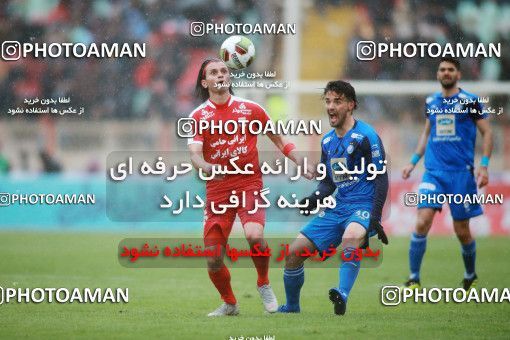 1413917, Tabriz, , لیگ برتر فوتبال ایران، Persian Gulf Cup، Week 18، Second Leg، Tractor Sazi 1 v 0 Esteghlal on 2019/02/15 at Yadegar-e Emam Stadium