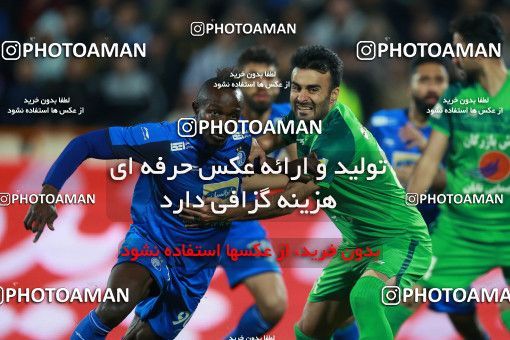 1422400, Tehran, Iran, لیگ برتر فوتبال ایران، Persian Gulf Cup، Week 17، Second Leg، Esteghlal 3 v 0 Zob Ahan Esfahan on 2019/02/24 at Azadi Stadium