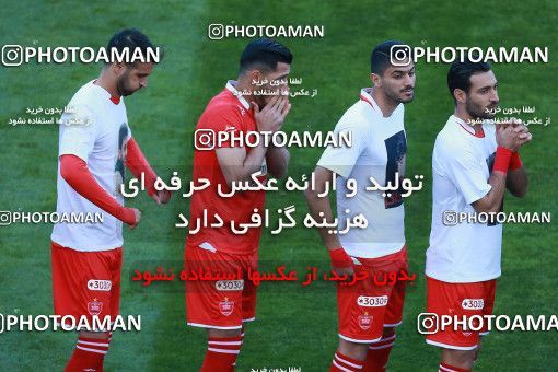 1434656, Tehran, , جام حذفی فوتبال ایران, Quarter-final, Khorramshahr Cup, Persepolis (3) 1 v 1 (۱) Padideh Mashhad on 2019/02/18 at Azadi Stadium