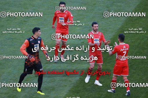 1434594, Tehran, , جام حذفی فوتبال ایران, Quarter-final, Khorramshahr Cup, Persepolis (3) 1 v 1 (۱) Padideh Mashhad on 2019/02/18 at Azadi Stadium