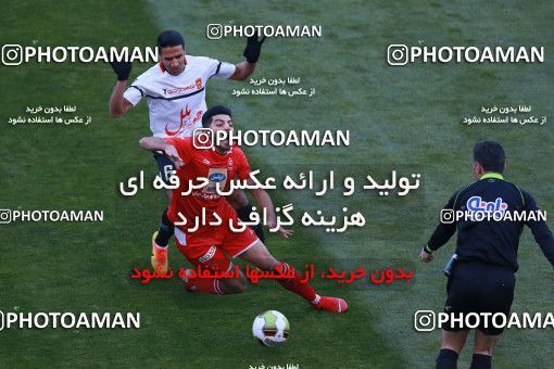 1434665, سی و دومین دوره جام حذفی فوتبال ایران، فصل ۹۸-۹۷، یادواره آزادسازی خرمشهر، مرحله یک چهارم نهایی، 1397/11/29، تهران، ورزشگاه آزادی، پرسپولیس (۳) ۱ - ۱ (۱) پدیده مشهد