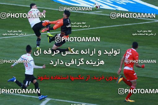 1434608, Tehran, , جام حذفی فوتبال ایران, Quarter-final, Khorramshahr Cup, Persepolis (3) 1 v 1 (۱) Padideh Mashhad on 2019/02/18 at Azadi Stadium