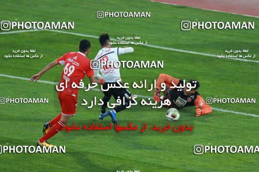 1434577, Tehran, , جام حذفی فوتبال ایران, Quarter-final, Khorramshahr Cup, Persepolis (3) 1 v 1 (۱) Padideh Mashhad on 2019/02/18 at Azadi Stadium
