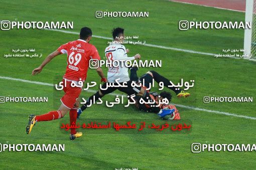 1434538, Tehran, , جام حذفی فوتبال ایران, Quarter-final, Khorramshahr Cup, Persepolis (3) 1 v 1 (۱) Padideh Mashhad on 2019/02/18 at Azadi Stadium