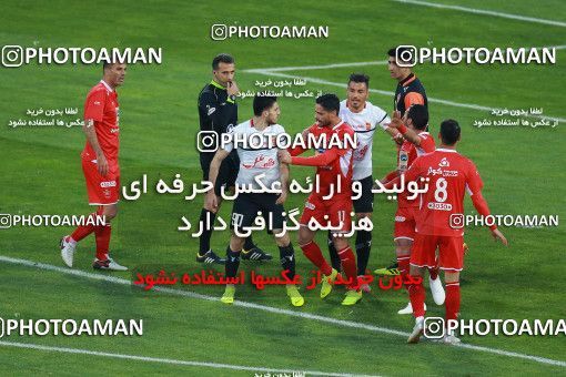 1434629, Tehran, , جام حذفی فوتبال ایران, Quarter-final, Khorramshahr Cup, Persepolis (3) 1 v 1 (۱) Padideh Mashhad on 2019/02/18 at Azadi Stadium