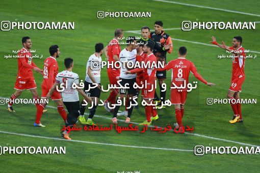 1434615, Tehran, , جام حذفی فوتبال ایران, Quarter-final, Khorramshahr Cup, Persepolis (3) 1 v 1 (۱) Padideh Mashhad on 2019/02/18 at Azadi Stadium