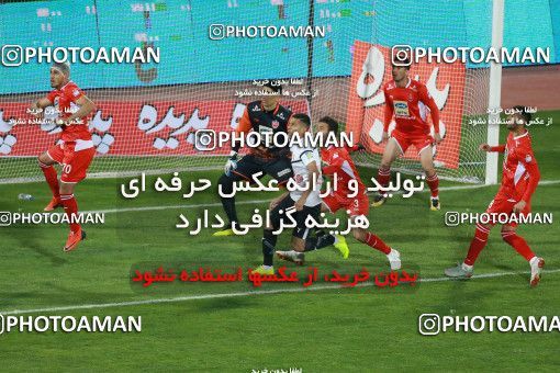 1434776, Tehran, , جام حذفی فوتبال ایران, Quarter-final, Khorramshahr Cup, Persepolis (3) 1 v 1 (۱) Padideh Mashhad on 2019/02/18 at Azadi Stadium