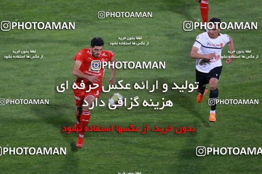 1434706, سی و دومین دوره جام حذفی فوتبال ایران، فصل ۹۸-۹۷، یادواره آزادسازی خرمشهر، مرحله یک چهارم نهایی، 1397/11/29، تهران، ورزشگاه آزادی، پرسپولیس (۳) ۱ - ۱ (۱) پدیده مشهد