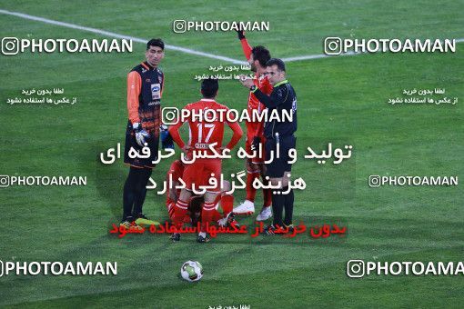 1434717, Tehran, , جام حذفی فوتبال ایران, Quarter-final, Khorramshahr Cup, Persepolis (3) 1 v 1 (۱) Padideh Mashhad on 2019/02/18 at Azadi Stadium