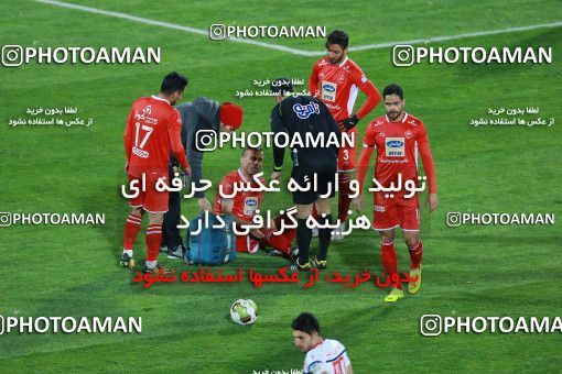1434788, Tehran, , جام حذفی فوتبال ایران, Quarter-final, Khorramshahr Cup, Persepolis (3) 1 v 1 (۱) Padideh Mashhad on 2019/02/18 at Azadi Stadium