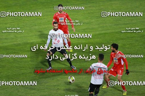 1434669, Tehran, , جام حذفی فوتبال ایران, Quarter-final, Khorramshahr Cup, Persepolis (3) 1 v 1 (۱) Padideh Mashhad on 2019/02/18 at Azadi Stadium