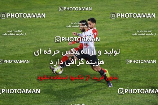 1434877, Tehran, , جام حذفی فوتبال ایران, Quarter-final, Khorramshahr Cup, Persepolis (3) 1 v 1 (۱) Padideh Mashhad on 2019/02/18 at Azadi Stadium