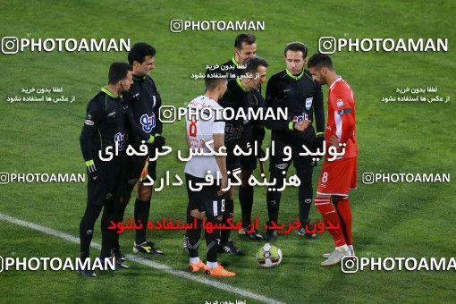 1434818, Tehran, , جام حذفی فوتبال ایران, Quarter-final, Khorramshahr Cup, Persepolis (3) 1 v 1 (۱) Padideh Mashhad on 2019/02/18 at Azadi Stadium