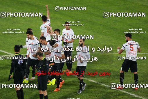 1434814, Tehran, , جام حذفی فوتبال ایران, Quarter-final, Khorramshahr Cup, Persepolis (3) 1 v 1 (۱) Padideh Mashhad on 2019/02/18 at Azadi Stadium