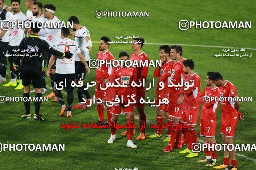 1434800, Tehran, , جام حذفی فوتبال ایران, Quarter-final, Khorramshahr Cup, Persepolis (3) 1 v 1 (۱) Padideh Mashhad on 2019/02/18 at Azadi Stadium