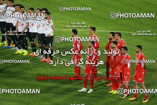 1434868, Tehran, , جام حذفی فوتبال ایران, Quarter-final, Khorramshahr Cup, Persepolis (3) 1 v 1 (۱) Padideh Mashhad on 2019/02/18 at Azadi Stadium