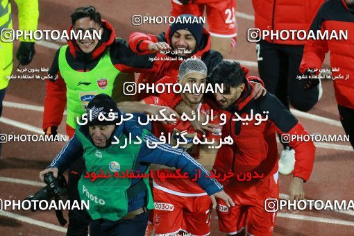 1434926, Tehran, , جام حذفی فوتبال ایران, Quarter-final, Khorramshahr Cup, Persepolis (3) 1 v 1 (۱) Padideh Mashhad on 2019/02/18 at Azadi Stadium