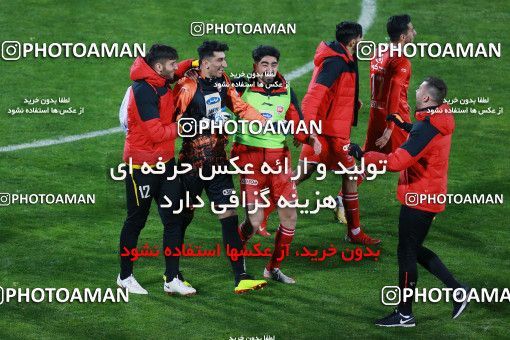 1434847, Tehran, , جام حذفی فوتبال ایران, Quarter-final, Khorramshahr Cup, Persepolis (3) 1 v 1 (۱) Padideh Mashhad on 2019/02/18 at Azadi Stadium