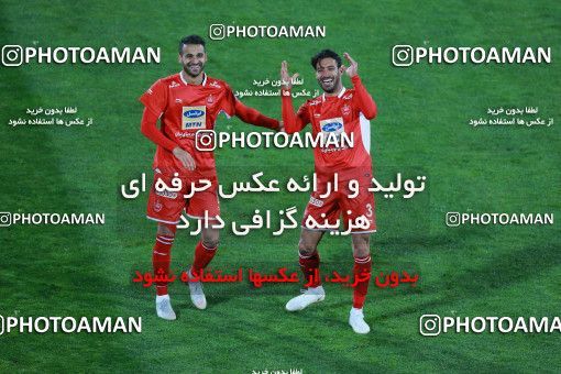 1434915, Tehran, , جام حذفی فوتبال ایران, Quarter-final, Khorramshahr Cup, Persepolis (3) 1 v 1 (۱) Padideh Mashhad on 2019/02/18 at Azadi Stadium