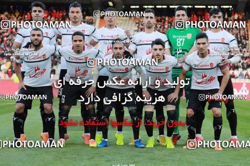 1413991, Tehran, , جام حذفی فوتبال ایران, Quarter-final, Khorramshahr Cup, Persepolis (3) 1 v 1 (۱) Padideh Mashhad on 2019/02/18 at Azadi Stadium