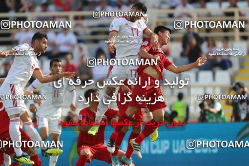 1415310, Abu Dhabi, , مسابقات فوتبال جام ملت های آسیا 2019 امارات, Group stage, Iran 2 v 0 Vietnam on 2019/01/12 at Al Nahyan Stadium