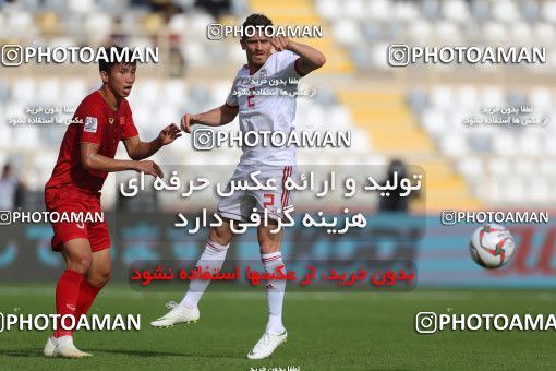 1415289, Abu Dhabi, , مسابقات فوتبال جام ملت های آسیا 2019 امارات, Group stage, Iran 2 v 0 Vietnam on 2019/01/12 at Al Nahyan Stadium