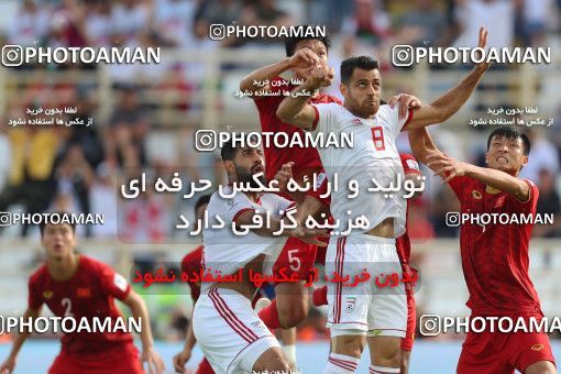 1415337, Abu Dhabi, , مسابقات فوتبال جام ملت های آسیا 2019 امارات, Group stage, Iran 2 v 0 Vietnam on 2019/01/12 at Al Nahyan Stadium