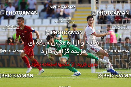 1415241, Abu Dhabi, , مسابقات فوتبال جام ملت های آسیا 2019 امارات, Group stage, Iran 2 v 0 Vietnam on 2019/01/12 at Al Nahyan Stadium