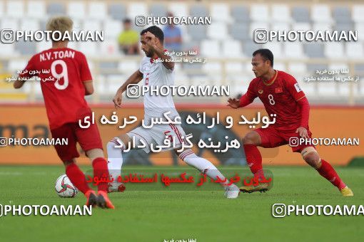 1415258, Abu Dhabi, , مسابقات فوتبال جام ملت های آسیا 2019 امارات, Group stage, Iran 2 v 0 Vietnam on 2019/01/12 at Al Nahyan Stadium
