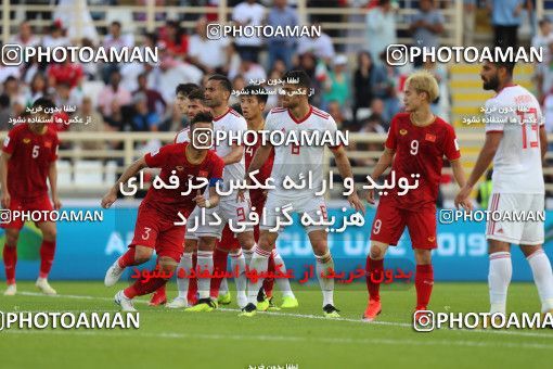 1415308, Abu Dhabi, , مسابقات فوتبال جام ملت های آسیا 2019 امارات, Group stage, Iran 2 v 0 Vietnam on 2019/01/12 at Al Nahyan Stadium