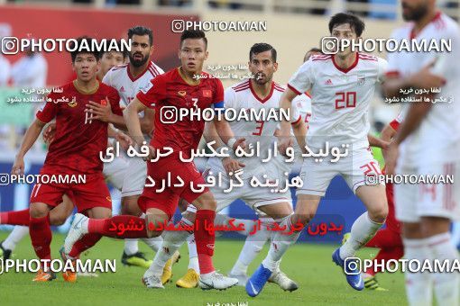 1415381, Abu Dhabi, , مسابقات فوتبال جام ملت های آسیا 2019 امارات, Group stage, Iran 2 v 0 Vietnam on 2019/01/12 at Al Nahyan Stadium
