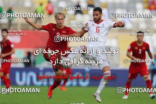 1415328, Abu Dhabi, , مسابقات فوتبال جام ملت های آسیا 2019 امارات, Group stage, Iran 2 v 0 Vietnam on 2019/01/12 at Al Nahyan Stadium