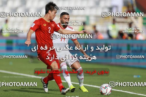 1612897, Abu Dhabi, , مسابقات فوتبال جام ملت های آسیا 2019 امارات, Group stage, Iran 2 v 0 Vietnam on 2019/01/12 at Al Nahyan Stadium