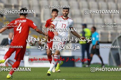 1612718, Abu Dhabi, , مسابقات فوتبال جام ملت های آسیا 2019 امارات, Group stage, Iran 2 v 0 Vietnam on 2019/01/12 at Al Nahyan Stadium