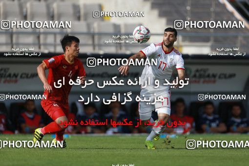 1612750, Abu Dhabi, , مسابقات فوتبال جام ملت های آسیا 2019 امارات, Group stage, Iran 2 v 0 Vietnam on 2019/01/12 at Al Nahyan Stadium