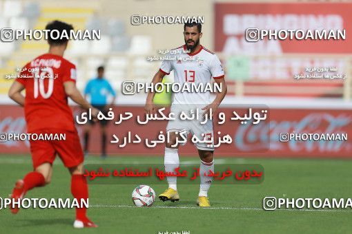1612896, Abu Dhabi, , مسابقات فوتبال جام ملت های آسیا 2019 امارات, Group stage, Iran 2 v 0 Vietnam on 2019/01/12 at Al Nahyan Stadium