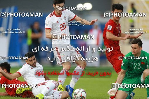 1612855, Abu Dhabi, , مسابقات فوتبال جام ملت های آسیا 2019 امارات, Group stage, Iran 2 v 0 Vietnam on 2019/01/12 at Al Nahyan Stadium