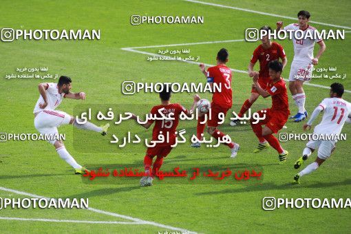 1415553, Abu Dhabi, , مسابقات فوتبال جام ملت های آسیا 2019 امارات, Group stage, Iran 2 v 0 Vietnam on 2019/01/12 at Al Nahyan Stadium