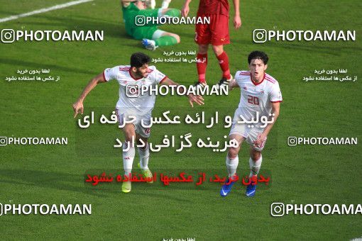 1415565, Abu Dhabi, , مسابقات فوتبال جام ملت های آسیا 2019 امارات, Group stage, Iran 2 v 0 Vietnam on 2019/01/12 at Al Nahyan Stadium