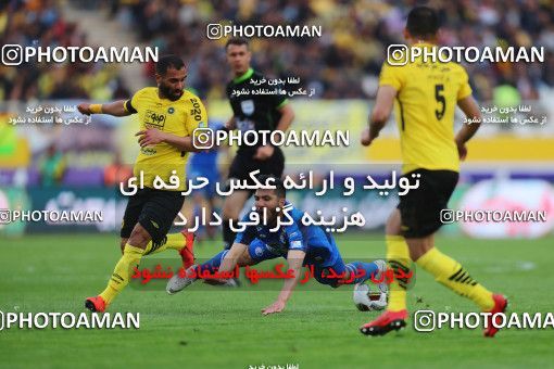 1441755, Isfahan, , لیگ برتر فوتبال ایران، Persian Gulf Cup، Week 25، Second Leg، Sepahan 0 v 1 Esteghlal on 2019/04/12 at Naghsh-e Jahan Stadium